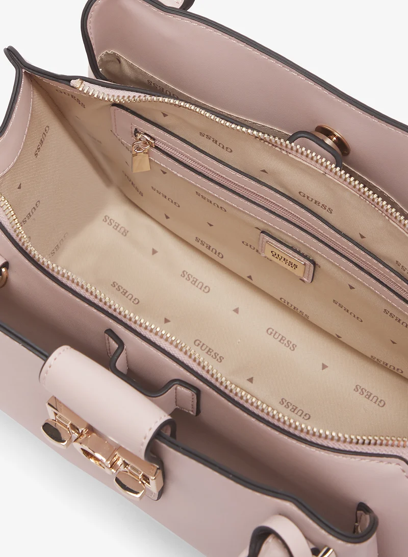 Guess Lotus Jane Small Satchel Bag for Women | Best Price UAE